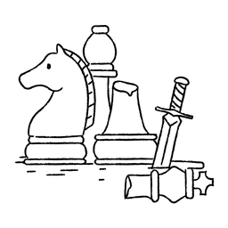 Pawns or players icon