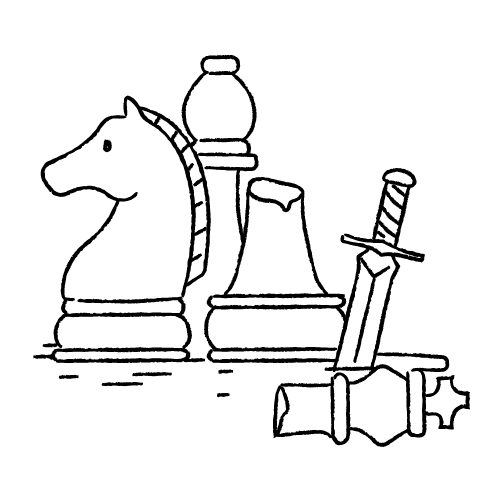 Pawns or players icon